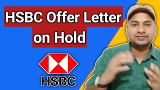 HSBC hiring on hold  hsbc hiring hold Vikasteach [upl. by Ysnap]