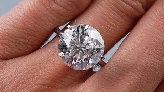 543 ct Round Brilliant Cut H SI2 Diamond Solitaire Engagement Ring  BigDiamondsUSA [upl. by Wanonah]