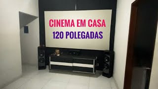 Cinema em casa projetor Formovie S5 Sony MUTEKI 72 [upl. by Leanatan117]