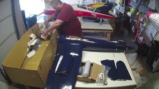 60cc Phoenix RC Corsair Unboxing [upl. by Anerul313]