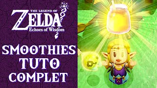 TOUS LES SMOOTHIES GUIDE COMPLET  Zelda AstuceTUTO  Zelda Echoes of wisdom [upl. by Atinuj774]