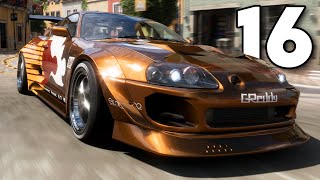 Forza Horizon 5  Part 16  TOYOTA SUPRA WIDEBODY BUILD [upl. by Redneval995]