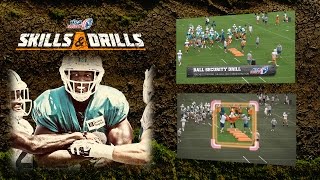 Miami Dolphins Double Team Strip Drill [upl. by Emmet]