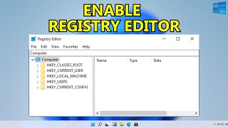 How to Enable Registry Editing in Windows 11 [upl. by Drarej]