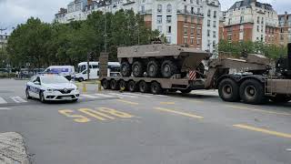 Fin du défilé militaire du 14 juillet 2021 Paris Porte dOrléans [upl. by Normalie284]