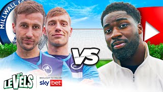 2 Pro Footballers vs 1 YouTuber  MILLWALL V PK HUMBLE [upl. by Kayle]