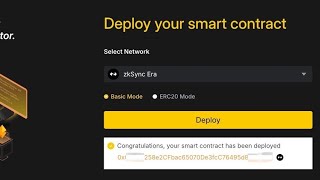 REDOING Deploy zkSync Contracts in One Click [upl. by Aredna]