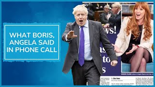 UK MP crossing legs to distract story Angela Rayner PM Boris Johnson speak on phone  sexism row [upl. by Oren137]