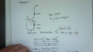 How to solve a MOSFET circuit [upl. by Savannah694]