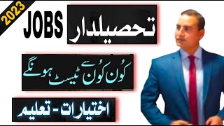 How to Become TEHSILDAR in 2023  TEHSILDAR Jobs in 2023  Exam Preparation Salary  Bukhari Speaks [upl. by Aehs]