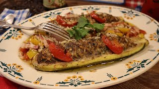 Mes COURGETTES FARCIES à lancienne  Un pur délice   Mère Mitraille sur Gourmandises TV [upl. by Aloap]