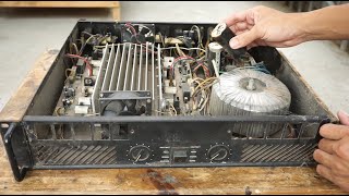 Restoration professional power amplifier [upl. by Eineg]