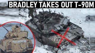 Bradley Takes Out Russian T90M in Intense Combat [upl. by Ahsilem]