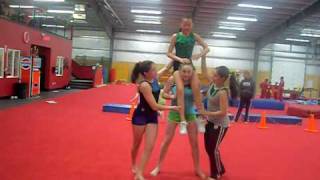 Cheerleading stunts [upl. by Norrag]