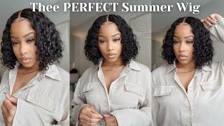 😍Thee PERFECT Summer Wig  GORGEOUS Curly Bob Wig  SharronReneé [upl. by Sweatt121]