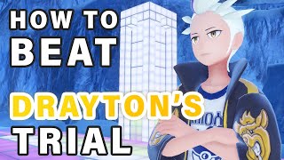 How to Beat Draytons Trial  ONLY Indigo Pokemon ► Pokemon Indigo Disk DLC [upl. by Yecac]