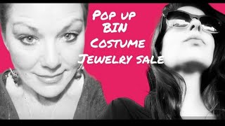 BIN COSTUME JEWELRY SALE WITH KIERSTEN RED RESALE 11AM PST [upl. by Hsilgne]