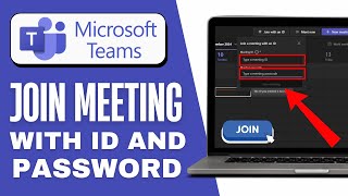 How to Join Microsoft Teams Meeting With ID and Password Simple Steps [upl. by Irra]