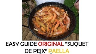 how to make an original quotSUQUET DE PEIXquot or quotZARZUELAquot original paella recipe from Valencia Spain [upl. by Sell]