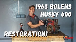 1963 Bolens Husky 600 Lawn Tractor RESTORATION  Part 3 of 6 [upl. by Noswal]