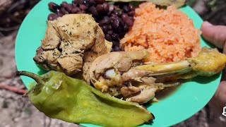 Pollo al Orégano🔥🔥 con arroz y frijoles🤩 🔥 [upl. by Barnie517]