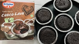 Dr Oetker Choco Lava Cake Recipe  Instant Eggless Choco Lava Cake Mix [upl. by Cyprio380]