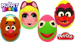 4 Ovos Surpresas de Muppet Babies em Português Brasil de Massinha Play Doh [upl. by Wilkinson]