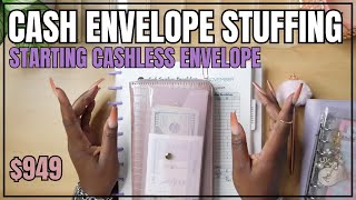 CASH ENVELOPE STUFFING  INTRODUCING A CASHLESS ENVELOPE FOR THE 1ST TIME [upl. by Jona244]