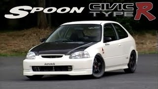 ENG CC Spoon Civic Type R EK9 260HP 900kg  full lap ONBOARD Tsukuba [upl. by Bergeron]