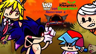 TLH CON KOBAYASHISAN NO MAID DRAGÓN REACCIONAN A VS SONICEXE  CANCIONES DIFERENTES  FANDOM [upl. by Ettennan]