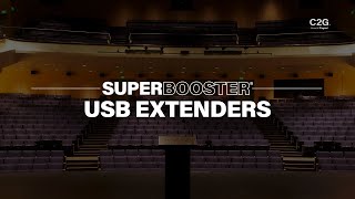 Trust C2G Superbooster® USB Extenders for Reliable Signal Transmission for USB Devices [upl. by Cornelius381]