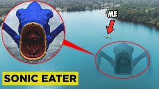 Drone Catches GIANT SHIN SONIC EATER IN REAL LIFE SHIN SONIC TAPES [upl. by Anitnoc]