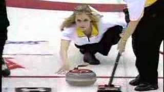 Jennifer Jones Best Curling Shot [upl. by Sara]