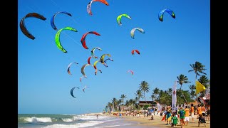 Drone VDA 4K Cumbuco  Ceará  quotCapital Nacional do KiteSurf  WindSurfquot [upl. by Norvol]