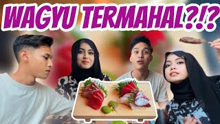 MUKBANG WAGYU DI RESTORANT MEWAH PAU SUAMI HABIS BERIBU RINGGIT [upl. by Feldstein]