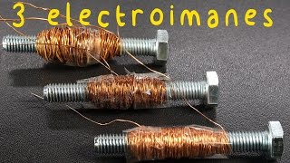 Electroimanes de Diferente Calibre ¿Cuál es más potente Proyecto de Ciencias [upl. by Jere]