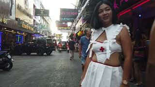 Pattaya Soi 6 Beach Road Daytime Scenes  August 2023 [upl. by Agnesse]