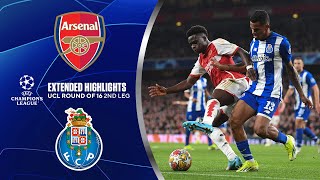 Arsenal vs Porto Extended Highlights  UCL Round of 16 2nd Leg  CBS Sports Golazo [upl. by Dinse]