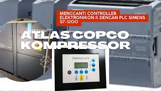 Atlas Copco Compressor with PLC SIMENS S7 1200 [upl. by Michigan]