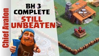 UNDEFEATED BH3 BUILDER HALL 3 BUILDER BASE WITH ALL BUILDINGS  Clash of Clans [upl. by Rosenfeld]