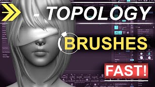 ZBrush  Custom TOPOLOGY In 2 MINUTES [upl. by Yrad]