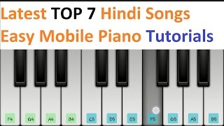 Latest Top 7 Hindi Songs 2016 Piano Tutorials  Jarzee Entertainment [upl. by Rip]