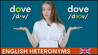 Learn the English Heteronym DOVE with Pronunciation and Practice Sentences [upl. by Witt]