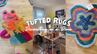 Art Studio Makeover Tufted Rugs To Make Your Room Stand Out Find Out How [upl. by Oratnek]