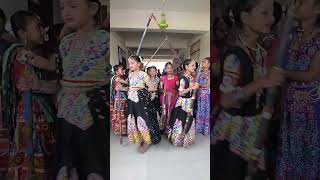 Limbuda na lila pila ful navratrinavratri2024navratristatusdandiyatippani school dance garba [upl. by Wivina]