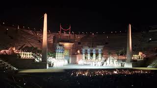 Verdi  Aida  The Grand March  Arena di Verona 2024 [upl. by Edd]