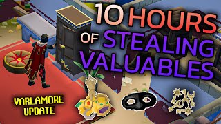 Stealing Valuables For 10 Hours Varlamore Thieving [upl. by Suelo]