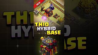 INSANE TH10 Hybrid BASE ⚒️clashofclans th10 cocbases th10bases th10hybridbase coc pushbase [upl. by Medina]