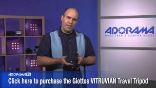 Giottos VITRUVIAN Travel Tripod HandsOn Overview Adorama Photography TV [upl. by Led822]