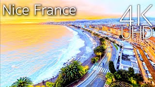 Nice French Riviera in 4K ULTRA HD Drone [upl. by Reggie699]